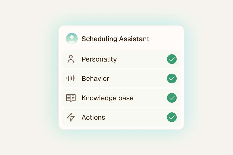 Illustration of an operating plan checklist covering staffing, revenue control, and upkeep